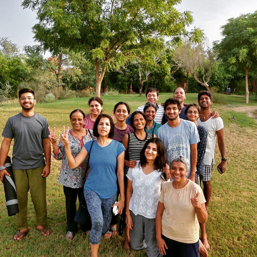 Yoga workshop at Homeostasis Conference, 2019