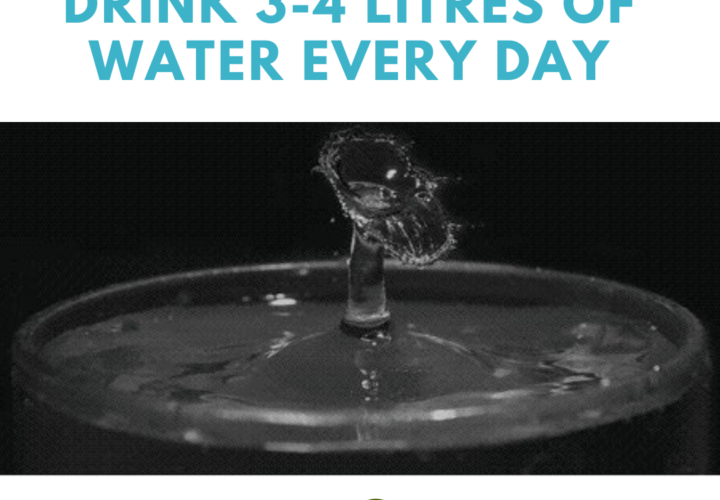 Drink 3-4 litres of water daily | Mythbuster |