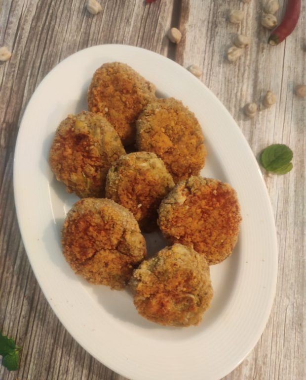 Chickpea Nuggets | Oilfree Whole Food Plant Based Recipe