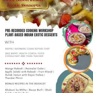 Healthy Vegan Indian Dessert Cooking Course