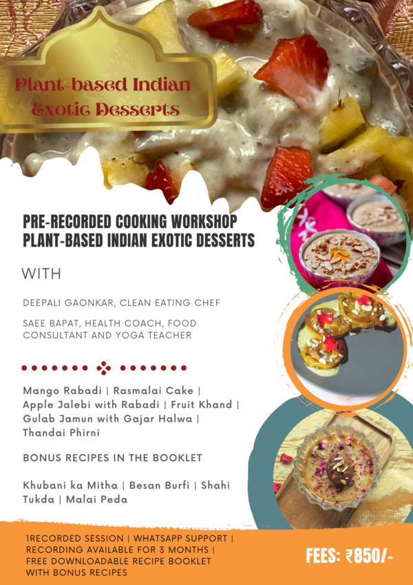 Healthy Vegan Indian Dessert Cooking Course