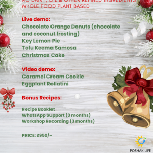 Whole Food Plant Based Christmas Online Course | Poshak Life