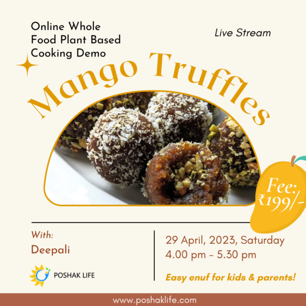 Mango Truffles Online Cooking Workshop | Poshak Life