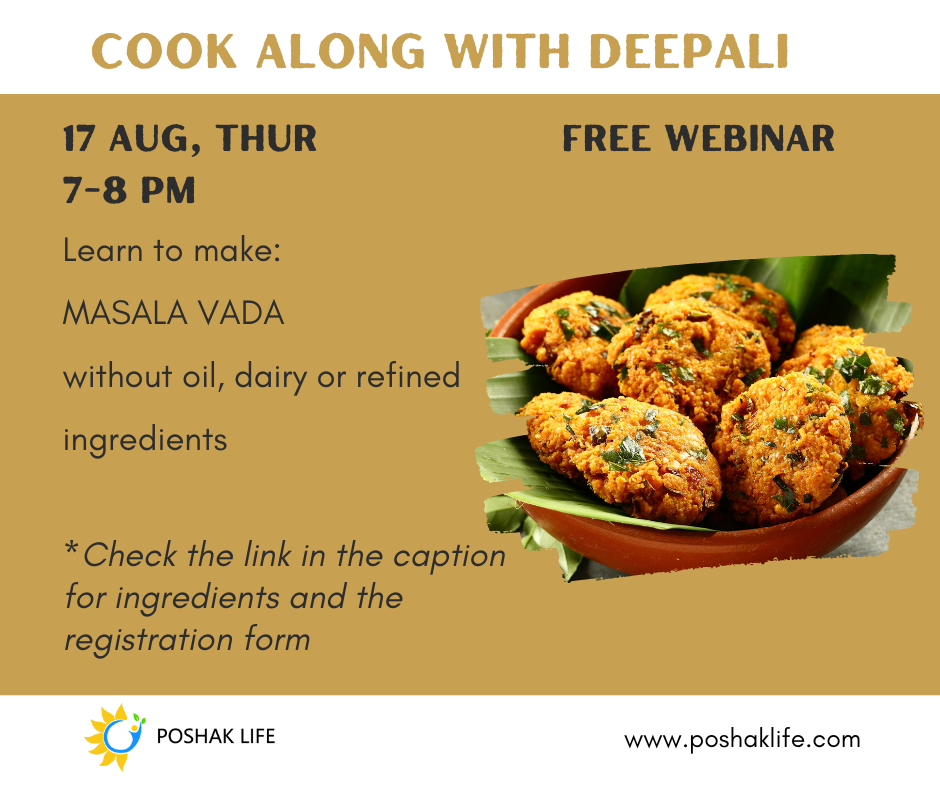 Cook along with Deepali | free webinar | poshak life