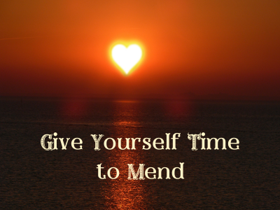 give yourself time to mend | poshak life blog