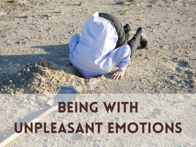 being with unpleasant emotions | poshak life blog